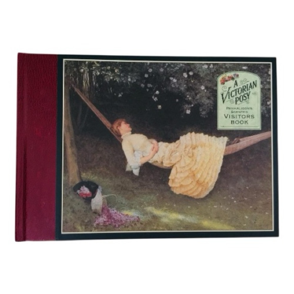 Vintage 1987 Penhaligon’s A Victorian Posy Scented Visitor’s Book